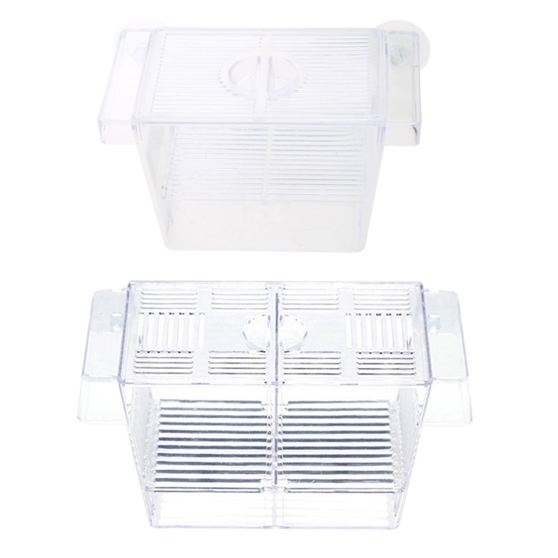 Y1UB Fish Breeding Box Hatchery for Tank Incubator Aquarium Isolation Box for Guppy