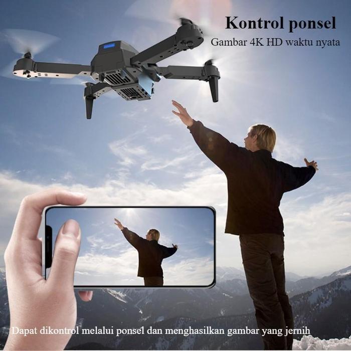 (La) E88E99 Baterai Drone Umum (1800Mah) Smart Drone E88 Pro 4K Hd Dual Camera Shoot Original Indoor