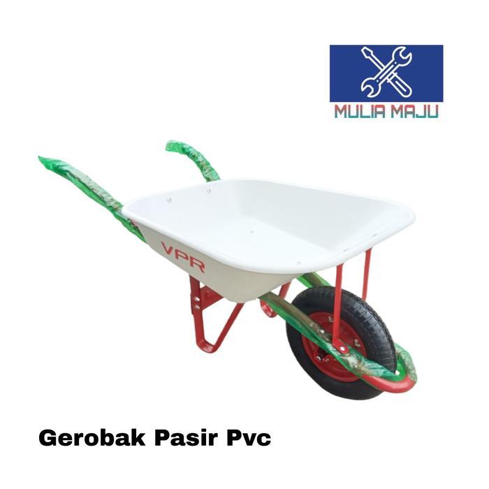 Gerobak Pasir PVC /GEROBAK ANTI PECAH ASLI ABS Gerobak Sorong PVC / Angkong Bak Fiber