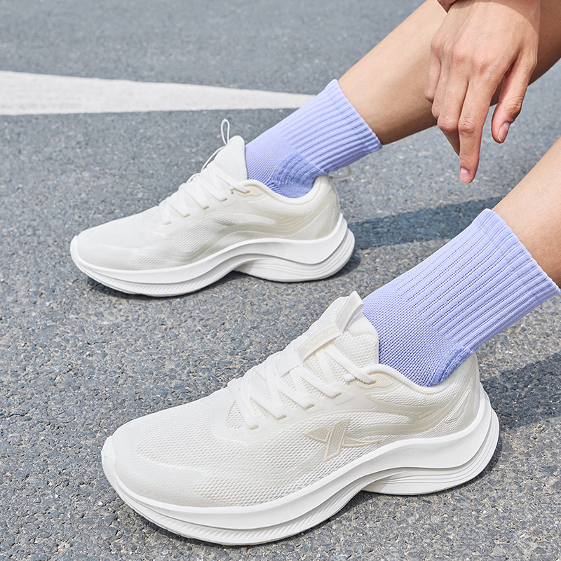 Xtep Running Shoes For Women Summer New Breathable Mesh Running Shoes Outdoor Ultra-Light