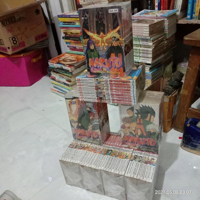 Komik Naruto Lengkap 1 Set Koleksi Istimewa Vol 1-72 Manga Full Set