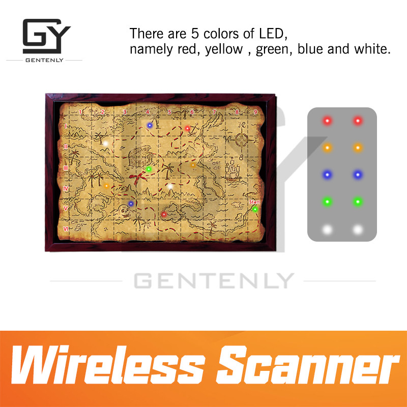 Escape Room Puzzle Wireless Scanner Prop Escapement Time Real Life Treasure Hunt Customizable Board
