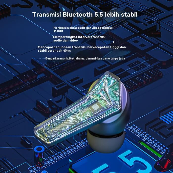 Tws Wireless Headset Bluetooth Earbuds With Mic Headphones Noise Cancelling Bluetooth Earphones
