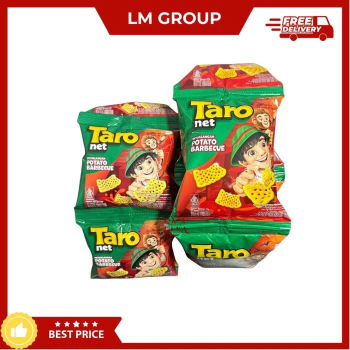 "New" Taro Net Renceng Potato BBQ Renceng isi 10 pcs Ecer 1000 @8gr/Ecer 2000 @18gr LM Snack