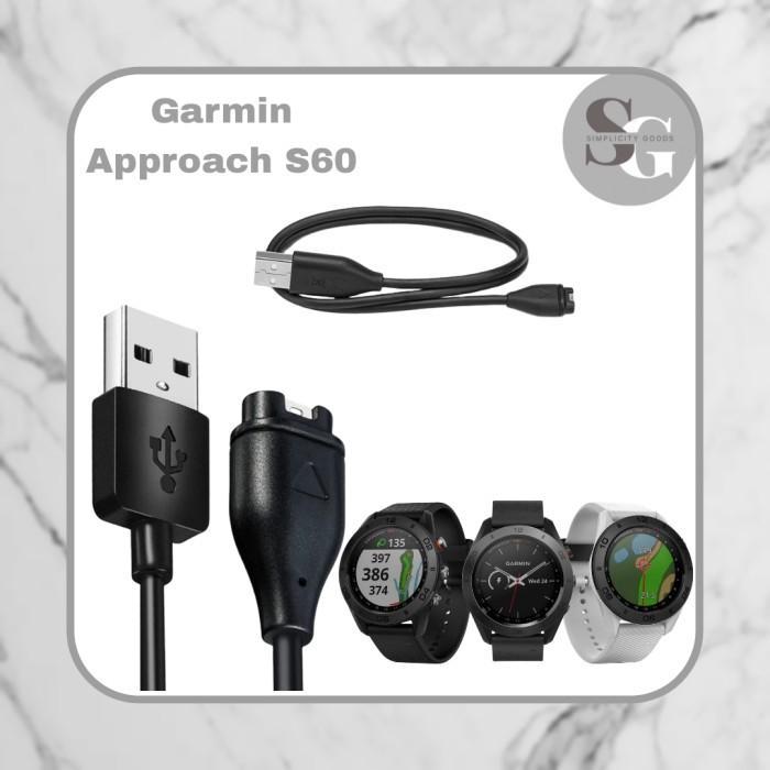 CHARGER CABLE SMART WATCH GARMIN APPROACH S60 KABEL CASAN JAM TANGAN