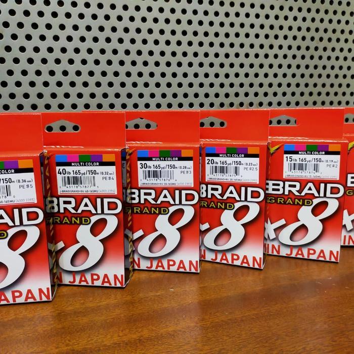 Senar Pe Daiwa J Braid Grand X8 150M Multicolour