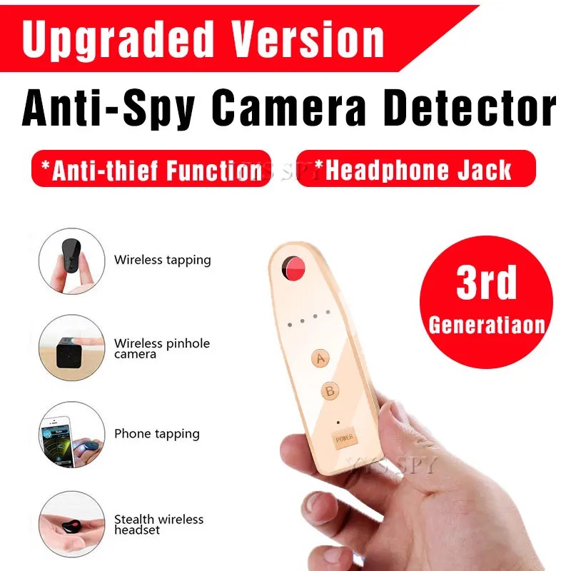 Mini Wifi Hidden Camera Detector Anti Spying Gadgets Espion Cmaras Devices RF Signal GPS Finder