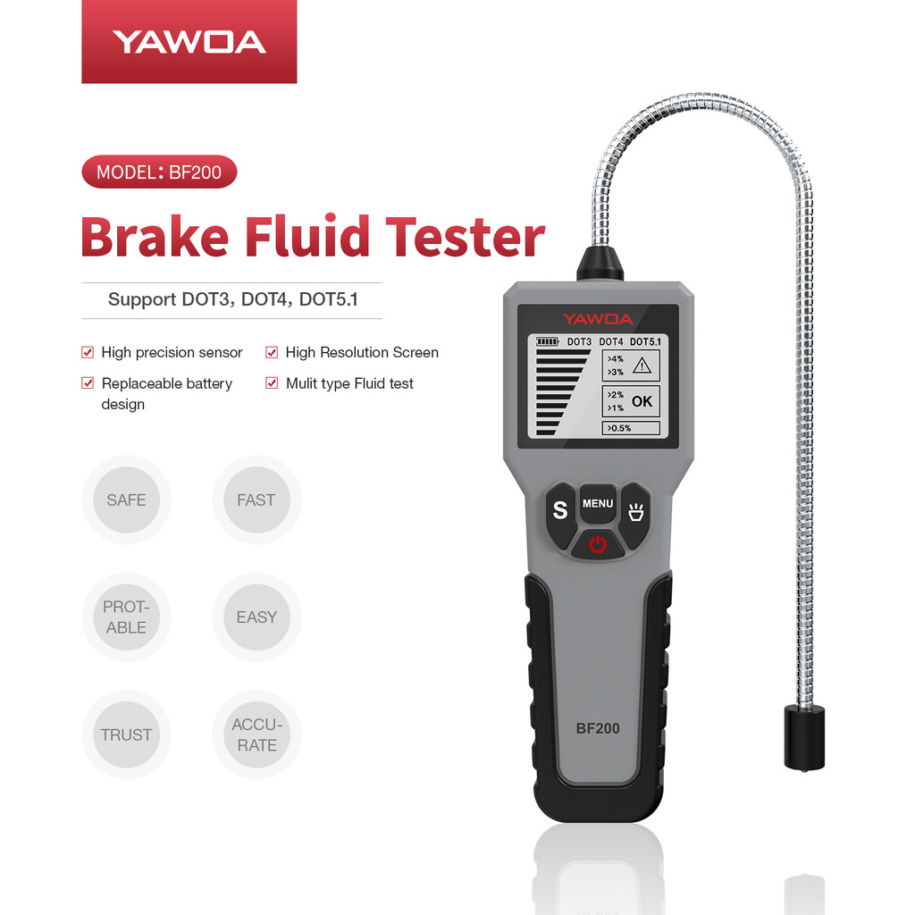Brake Fluid Tester Brake Fluid Tester Replace Brake Fluid Tool Brake Fluid Tester High Precision Her