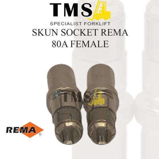 Pin Socket Battery 80A Female Rema Ip23 Din 80 Ampere