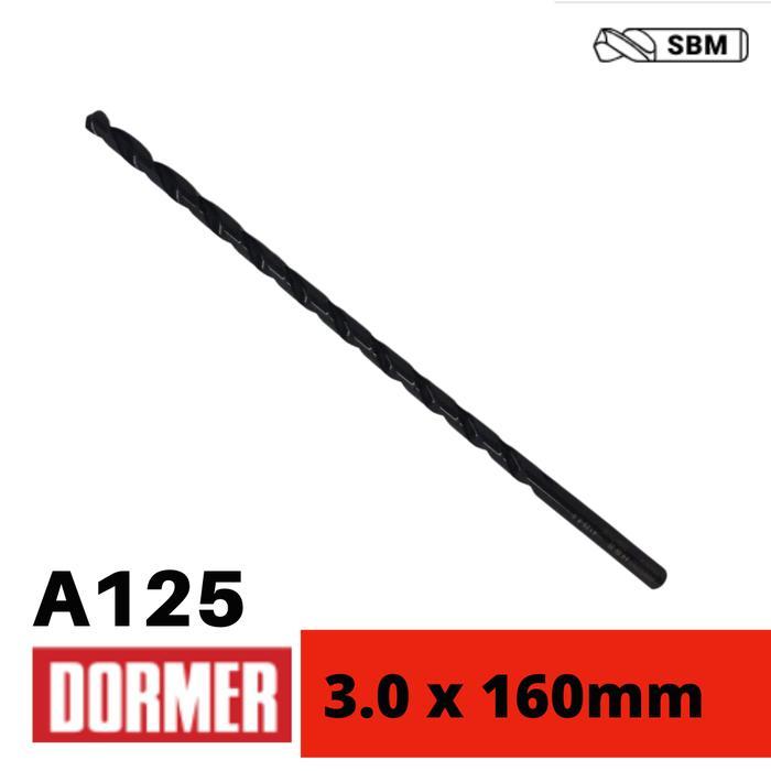 Mata Bor Besi Dormer A125 Hss Extra Lenght Drill Panjang 3.0 X 160