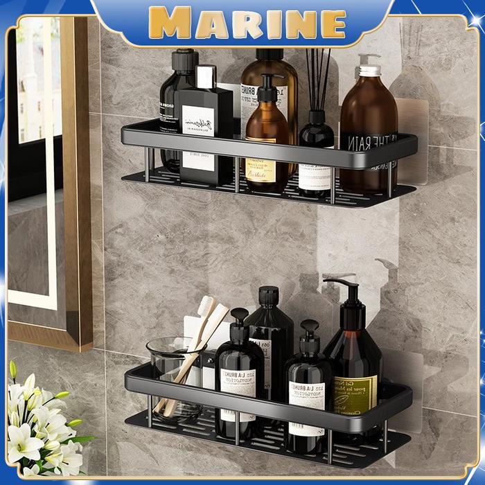 MARINE Rak Dinding Kamar Mandi/ Rak kamar mandi /rak sabun kamar mandi stainless /tempat sabun kamar