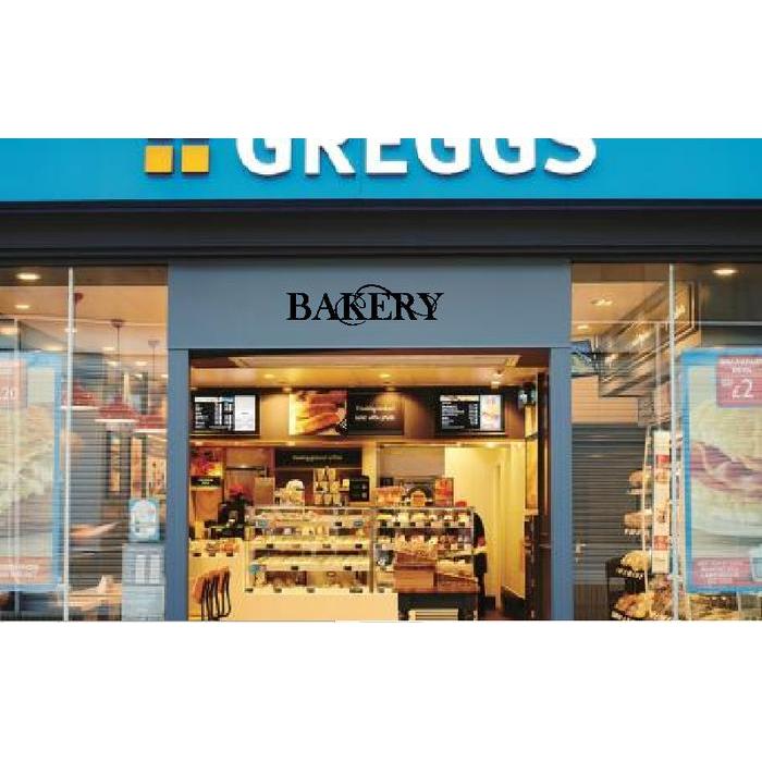 Wall Stiker Bakery Cutting Sticker Dinding Kaca Rumah Toko Kue Etalase