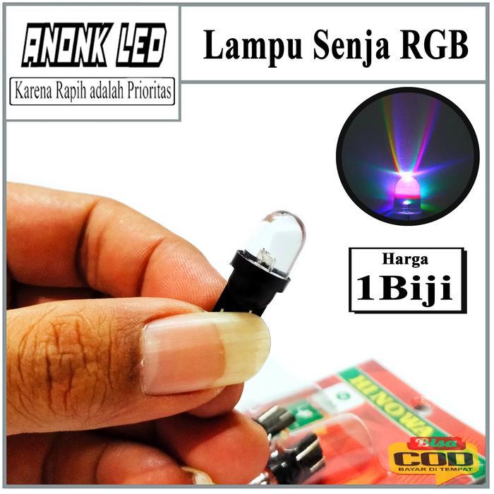 Lampu Sen Senja RGB Motor Mobil / Lampu Led Sein Kota 7 warna / Lampu Senja Motor Mobil Warna warni