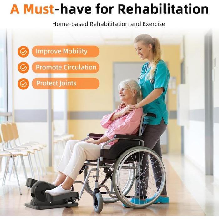 Sepeda Statis Mini Alat Terapi Stroke Sepeda Statis Terapi Kesehatan Sepeda Statis Mini Portable