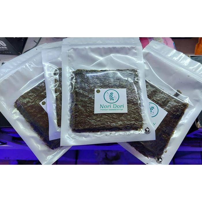 Nori Dori by MJ Premium Seaweed Rumput Laut Pakan Ikan Hias isi 15lbr