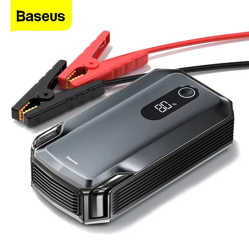 BASEUS Jump Starter Power Bank 12V Booster for Car Start 20000mAh 10000mAh Battery Quick Charger