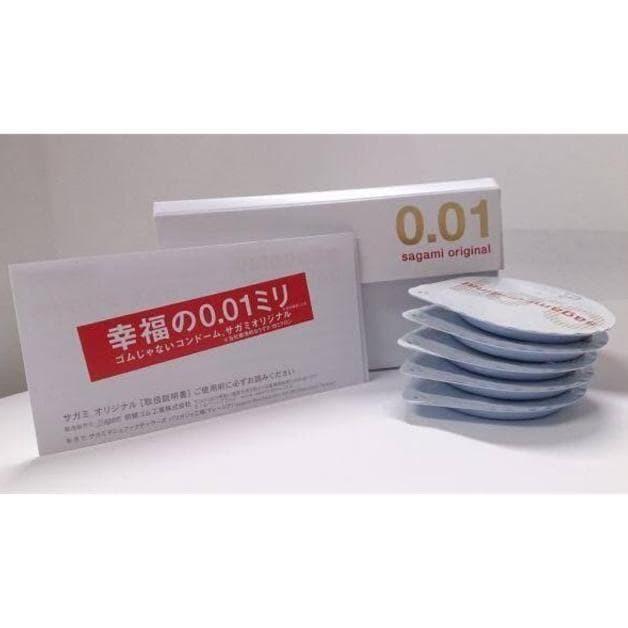 Xoticxquisite Sagami Original 001 0.01 Pack 5 Pcs ( Standart ) Limited Condoms