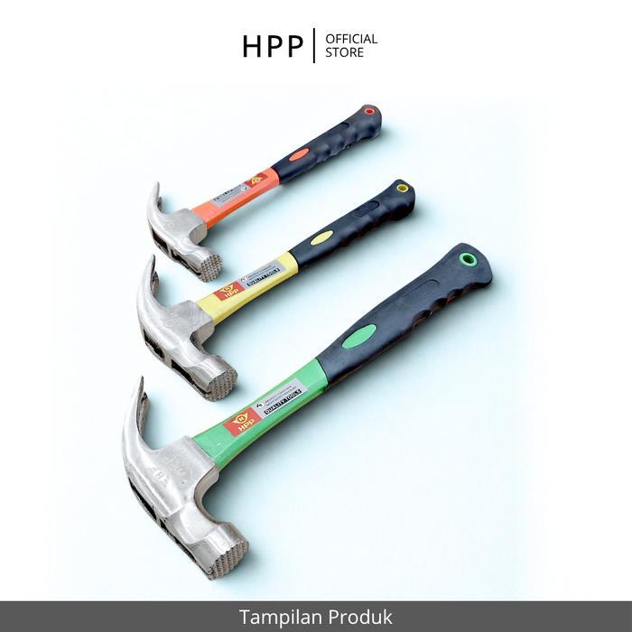 HPP Palu Kambing Gerigi Magnet - Palu Cakar 8oz 12oz 18oz Claw Hammer Fiber Baja Kuat