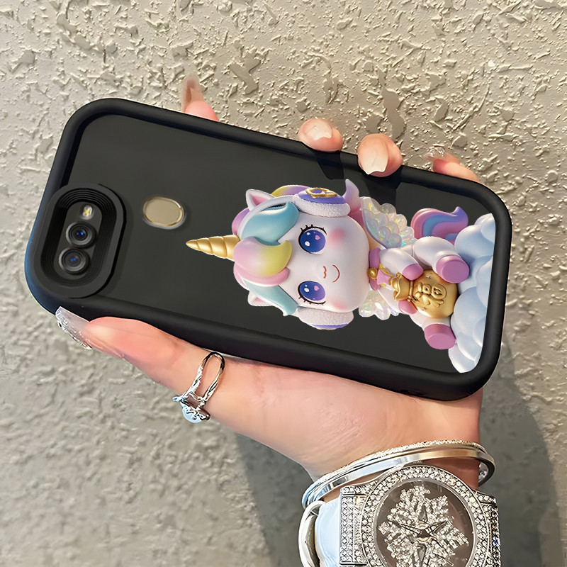 Casing Hp OPPO A7 OPPO A5s OPPO A12 OPPO A12S A11k Case Casing Unicorn berwarna pola Kasus tangga ma
