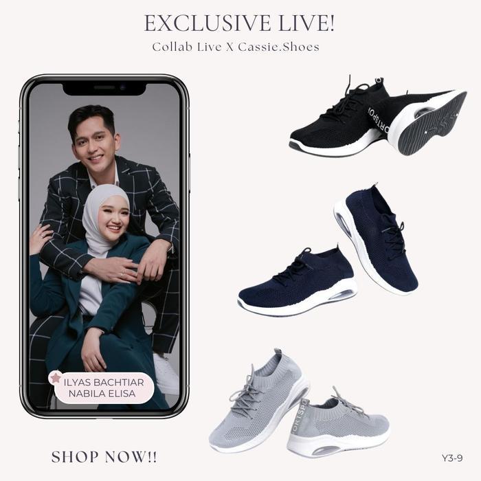 [Cassie X Ilyas Bachtiar & Nabila Elisa] Sepatu Sneakers Wanita Casual Shoes