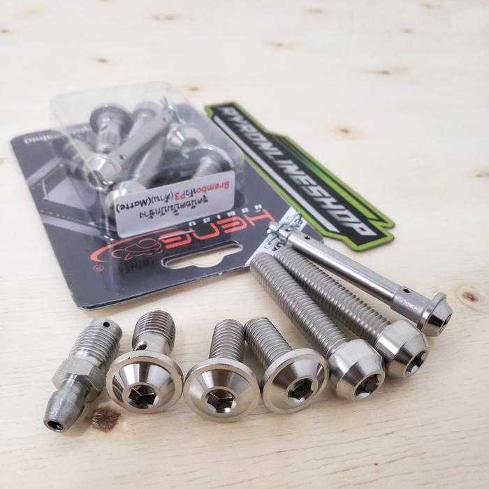 baut set kaliper BREMBO 2 piston 2P stainless probolt Heng Thailand