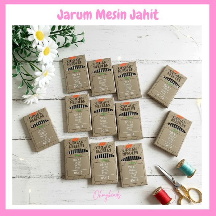 Jarum Jahit Organ DBx1 Jepang - Mesin Jahit Highspeed Industri Jarum 1 Typical / Brother / Juki /