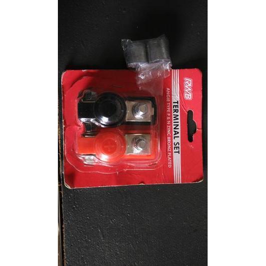 TERMINAL ACCU MOBIL + TUTUP PENUTUP / KEPALA AKI