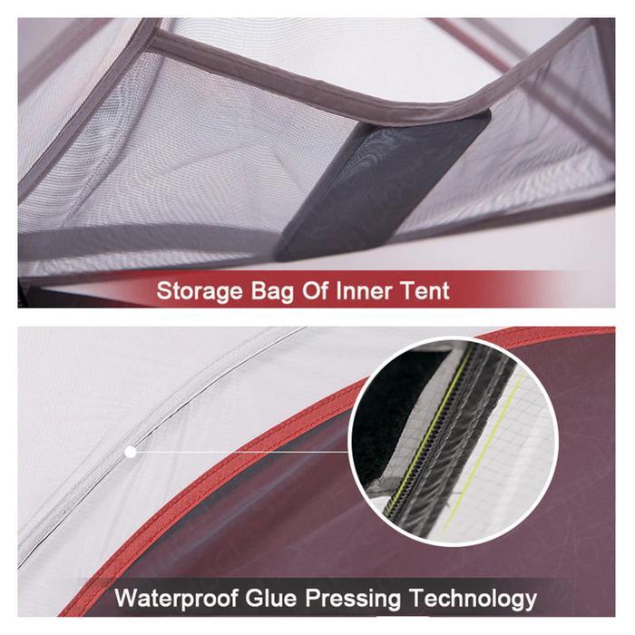 Tenda Camping 20D Naturehike Cloud 1P Tent Upgrade Version NH18T010-T