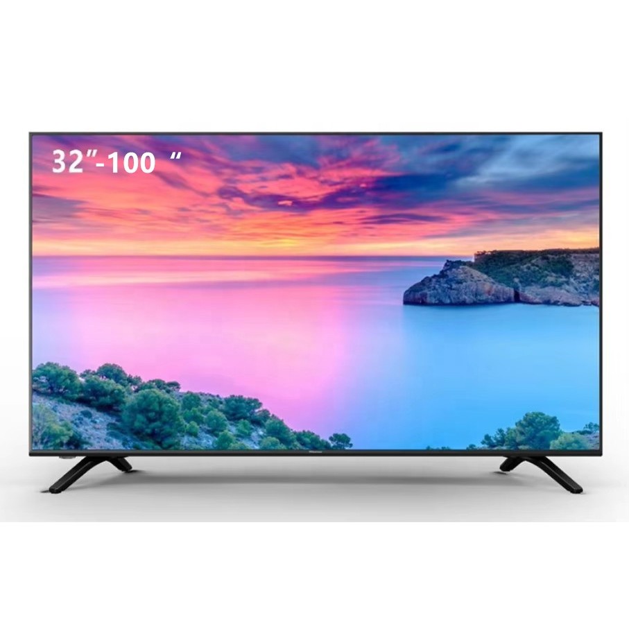 100" 4K Double Glass Smart LED TV Android WiFi Smart TV LED HDR Television 100 Inch