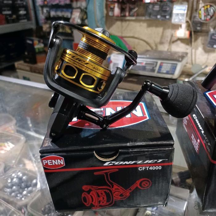Reel Penn CONFLICT 4000 5000 GOLD Spinning GULUNGAN PANCING