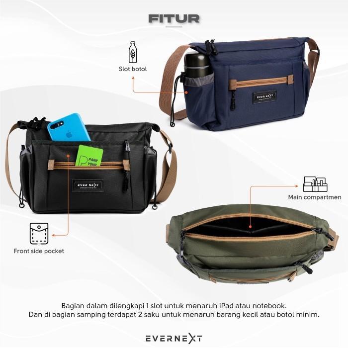 Tas Selempang Pria Tas Selempang Pria Wanita Sling Bag Distro Premium Branded Original