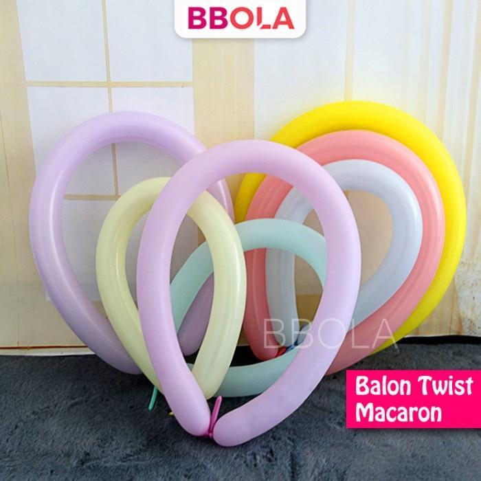 [ISI100] Balon Twist Macaron Balon Panjang Balon Cacing Balon Pentil
