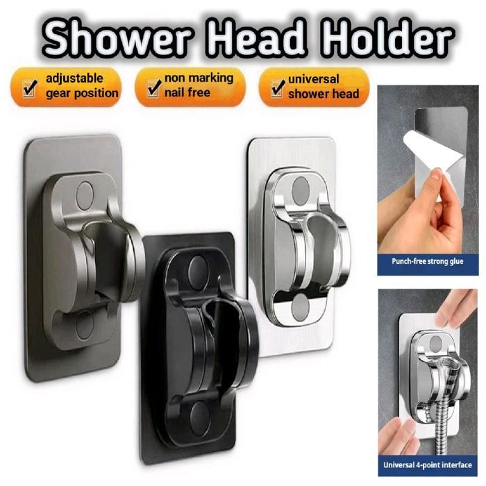 Holder Tempel Bracket Semprotan Air Braket Gantungan Dudukan Head Jet Bidet Shower Mandi Wc Toilet