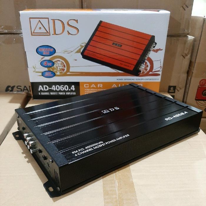 Power 4 Channel Ads 4060 Amplifier Ads 4 Channel Terjamin