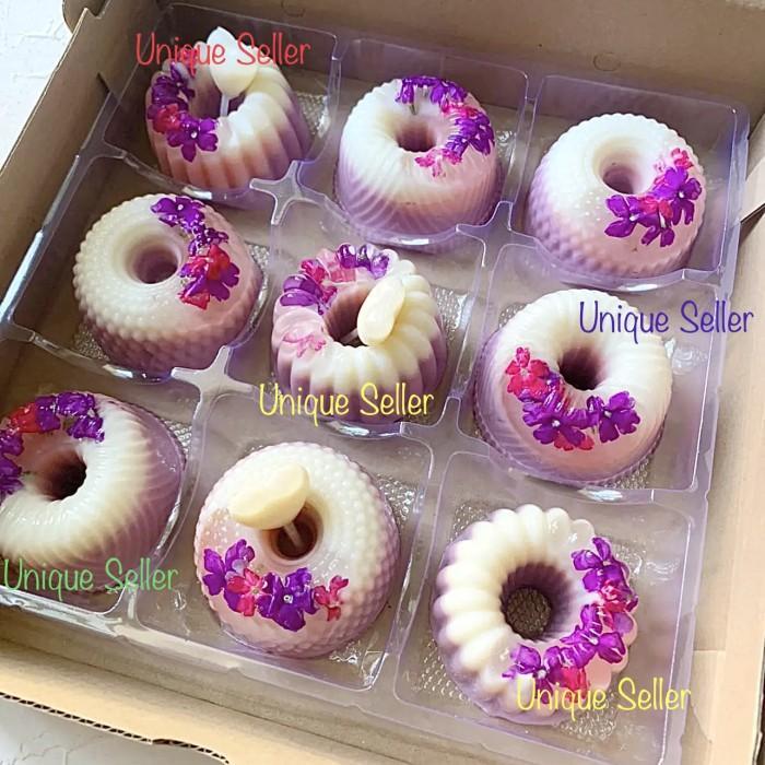 [Isi 10] Mika Puding Mini Sekat 9 Plastik / Mika Puding Coklat Pia Pie