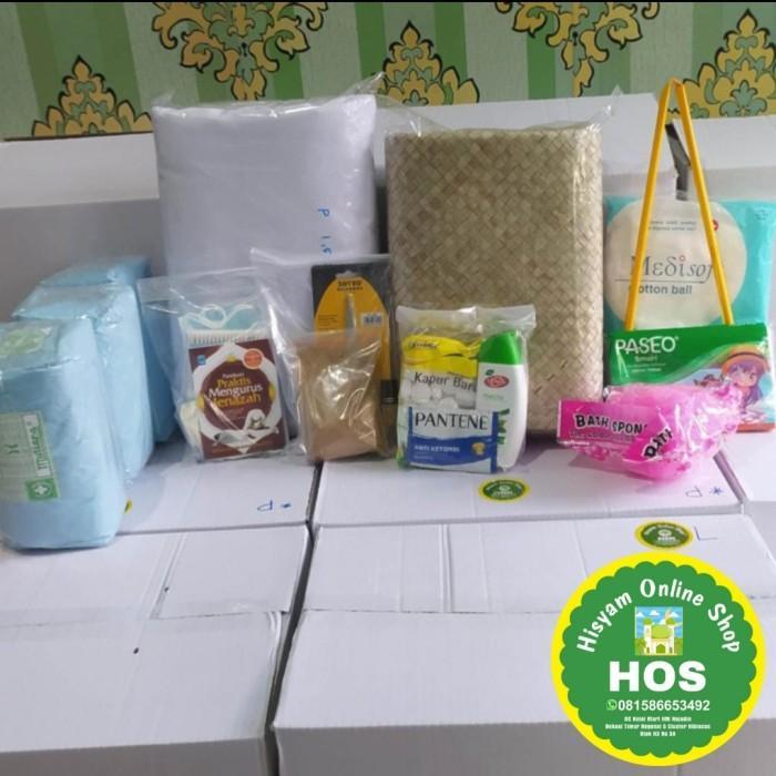 Set Lengkap Pengurusan Jenazah Kain Kafan Premium Perempuan