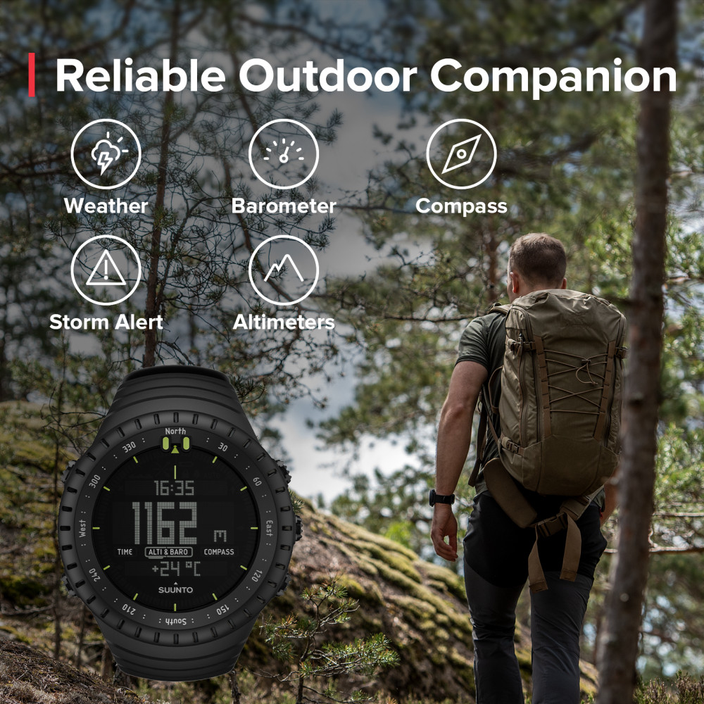Suunto CORE Outdoor Sport Watch with Altimeter Barometer and Compass Traditional Smartwatch