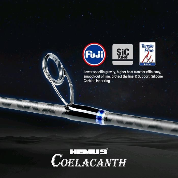 Joran Pancing Cast Jigging Hemus Coelacanth 180Cm Full Fuji