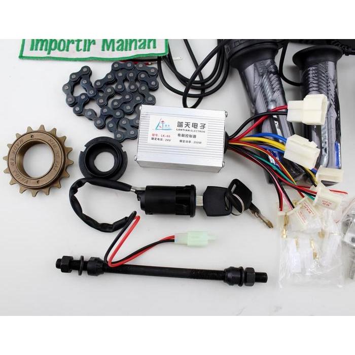 READY set sepeda listrik dinamo 24V 250W MY1016Z aksesoris sepeda E-bike