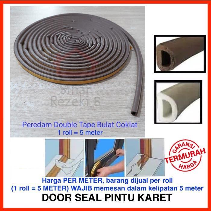 Peredam Pintu Door Seal Penutup Celah Jendela Karet Kedap Suara Mohair .