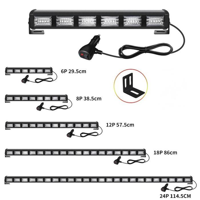 Lampu Panel Atas Lampu Kaca Depan Lampu Atap Truk Mobil Bus 12-24 Volt Nyala PUTIH KUNING
