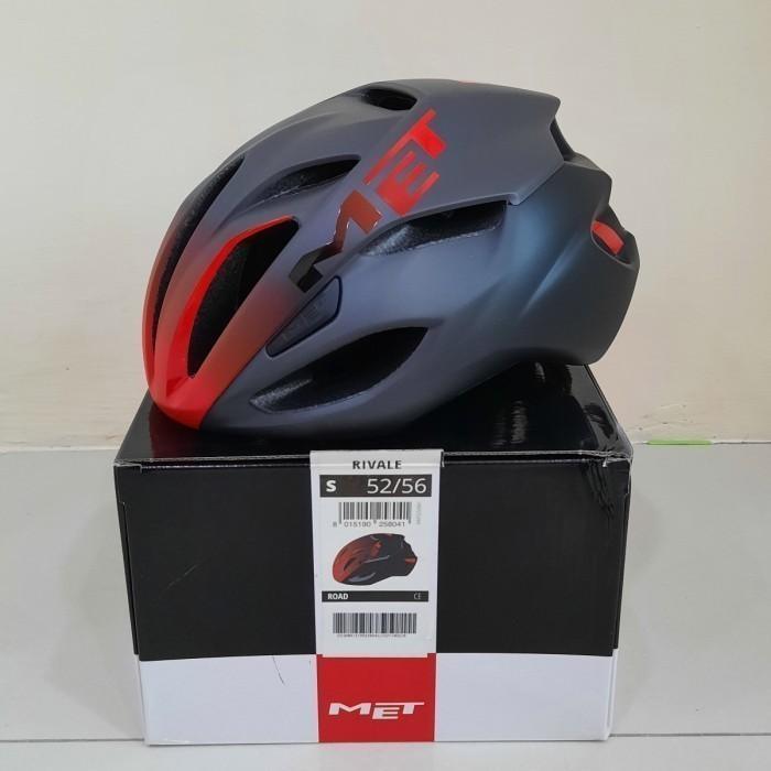 Helm Sepeda Helmet Met Rivale New
