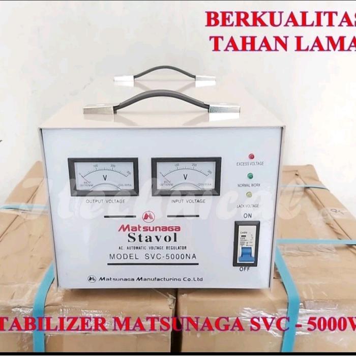 Diskon Stavolt Svc 5000W Matsunaga / Stabilizer Svc 5000Va Mts / 5000 Watt