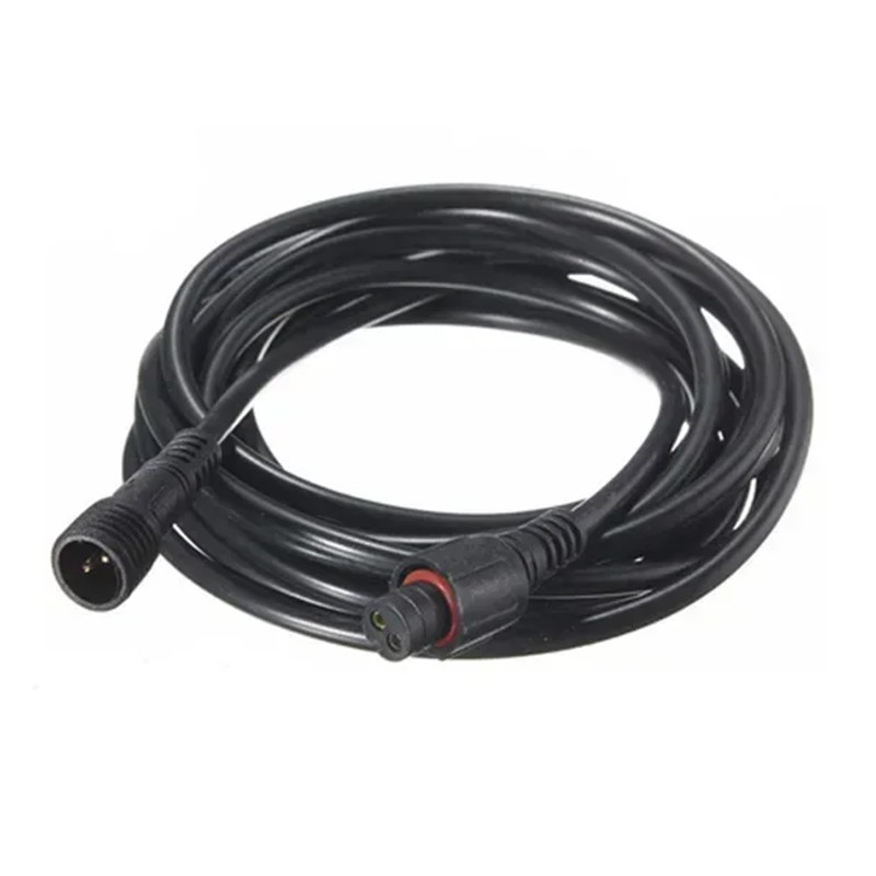 Waterproof 2Pin Extension Cable Male To Female 0.3/0.5/0.75/1.0/1.5/2.5 Square Plug Outdoors LED Con