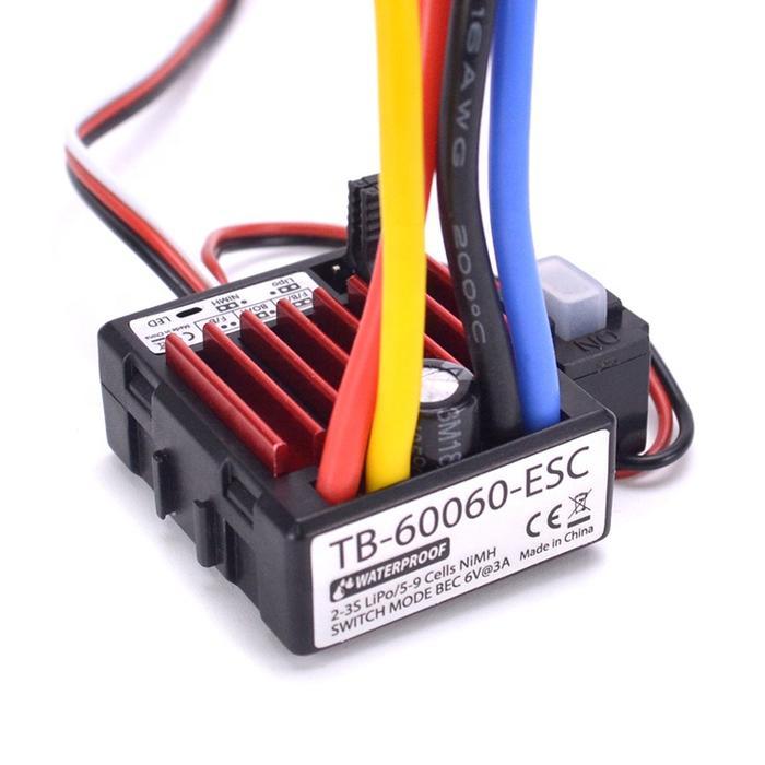 ESC Brushed TURBO RACING TB-60060 Waterproof 60A / 360A VS HW 1060