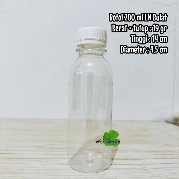 "New" (100 pc)Botol martabak 200 ml botol plastik 200 ml grosir