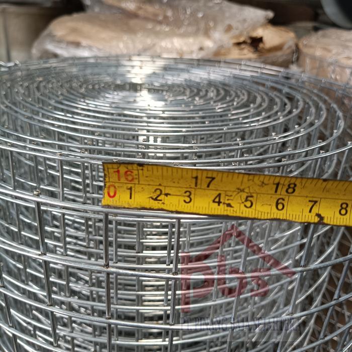 (Instant) Ecer Kawat Loket Galvanis Mesh 25X25X120Cm Tebal 2Mm / Ram Galvanish 25Mm X 25Mm Pasti