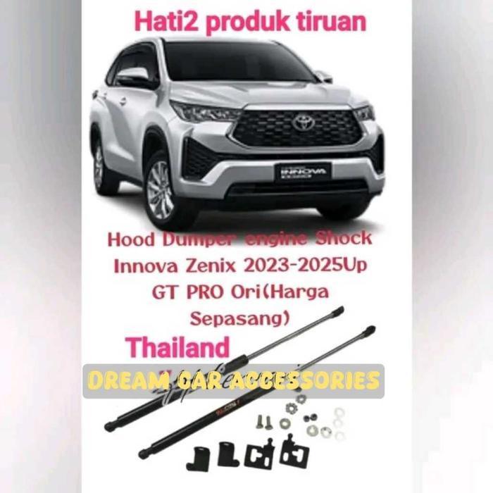 Hood Dumper Engine Shock kap Mesin Toyota Innova 2004-2015 Innova reborn 2016-2024up Innova Zenix