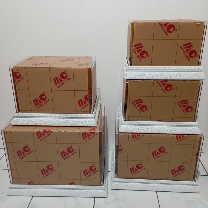 Kotak Hantaran Akrilik paket murah isi 5