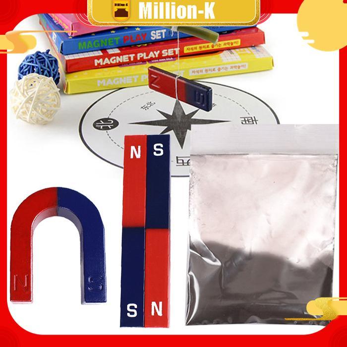 1set Magnet Set V Tec Besar/Magnet U Dan Batang
